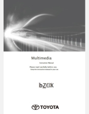 TOYOTA BZ4X 2022-2023 NAVIGATION & MULTIMEDIA SYSTEM MANUAL (JDM)